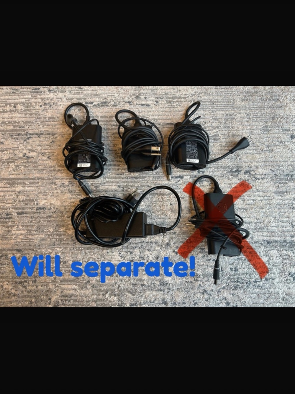 Dell Laptop chargers bundle 65W 90W